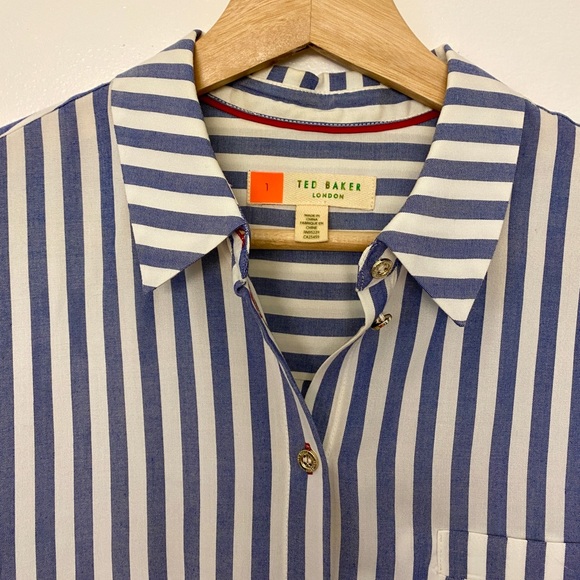 Ted Baker striped button up shirt - Picture 4 of 9